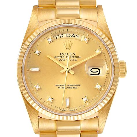 gold presidential rolex cost|rolex presidential 18k solid gold.